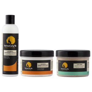 IntrinsiCurly Me Triple Combo (Peppermint Cowash, Conditioner, Curl Creme)