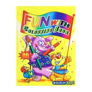 Alternative view of Marlin Kids Fun with colouring books 96 page