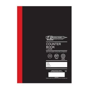 Freedom Counter Book 1 Quire (96 Pages) A4 Quad & Margin