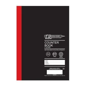 Freedom Counter Books 2 Quire (192 pages) A4 Quad & Margin