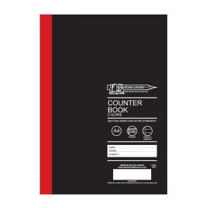 Freedom Counter Books 3 Quire (288 pages) A4 Feint & Margin