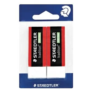 Staedtler-2 In A Pack Pvc Free Eraser Tradition