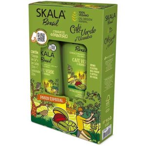 Skala Kit Conditioner + Shampoo Green Coffee and Ucuhuba 325ml+Free Comb