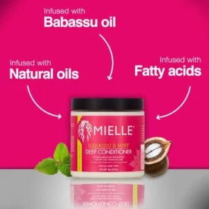 Mielle Babassu Oil & Mint Deep Conditioner - Image 4