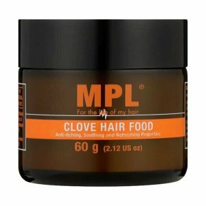 MPL Clove Hair Food in a glass jar