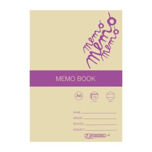 Memo Books
A6 48p