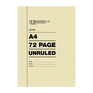 College Books
A4 72p Unruled