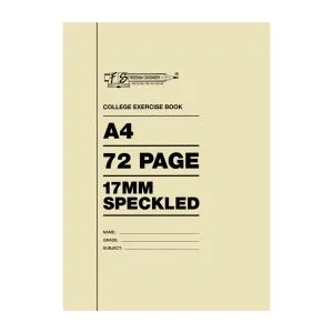 College Books
A4 72p 17mm Speckled