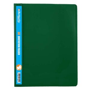 BUTTERFLY QUOTATION FOLDERS - A4 180µm GREEN