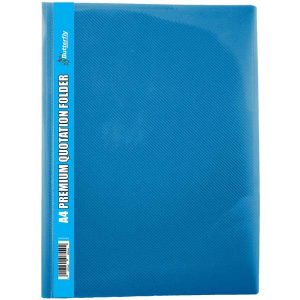BUTTERFLY PREMIUM QUOTATION FOLDERS - A4 400µm LIGHT BLUE
