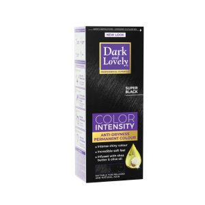Dark and Lovely Color Intensity Anti Dryness Permanent Hair Colour Super Black